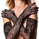 Дополнительное фото Перчатки Baci Allover Lace Opera Glove чёрные