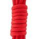 Дополнительное фото Верёвка для бондажа Bondage Rope красная 3 м