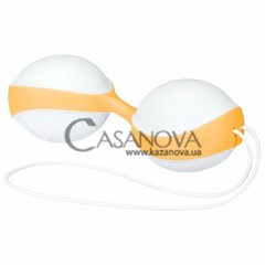 Основное фото Вагинальные шарики GymBalls Duo бело-жёлтые