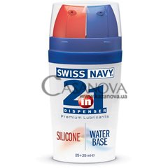 Основное фото Водная и силиконовая смазки Swiss Navy 2 в 1 50 мл