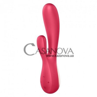 Основне фото Rabbit-вібратор Satisfyer Mono Flex червоний 20 см