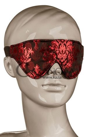 Основное фото Маска на глаза California Exotic Novelties Scandal Blackout Eye Mask красная с чёрным