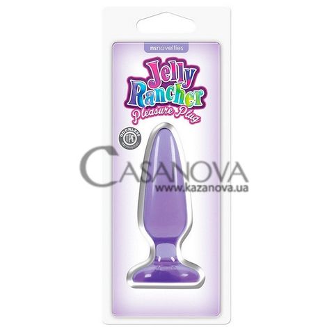 Основне фото Анальна пробка Jelly Rancher Pleasure Plug фіолетова 10 см