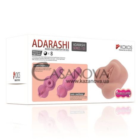 Основное фото Искусственная вагина Kokos Adarashi 3 телесная