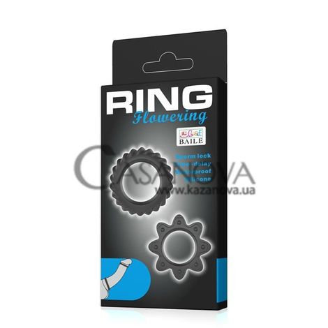 Основное фото Набор эрекционных колец Ring Manhood BI-0516 чёрный