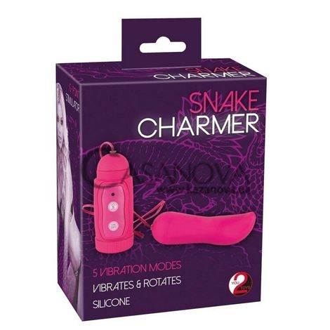 Основное фото Вибратор для точки G Snake Charmer розовый 10,5 см