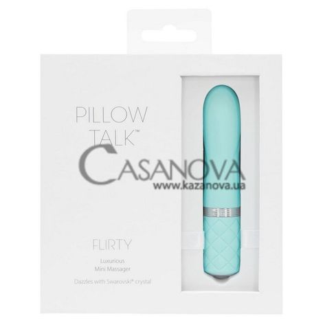 Основное фото Вибратор Pillow Talk Flirty голубой 10,8 см