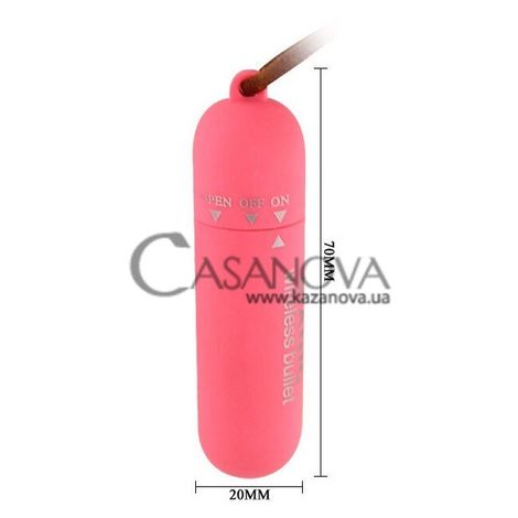 Основне фото Віброкуля Magic Wireless Bullet рожева 7 см