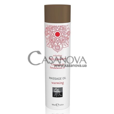 Основное фото Согревающее массажное масло Shiatsu Massage Oil Warming Coriander & Sandalwood Oil кориандр и масло сандала 100 мл