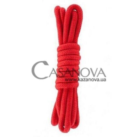 Основне фото Мотузка для бондажа Bondage Rope червона 5 м