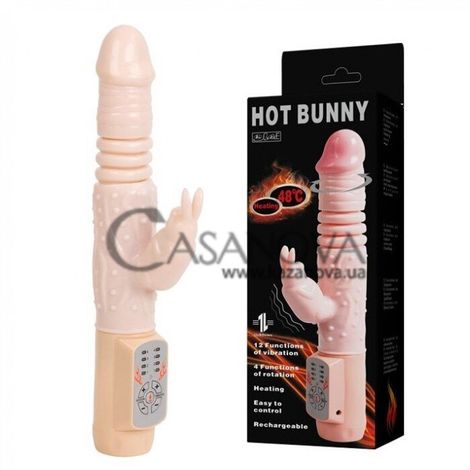 Основне фото Rabbit-вібратор, що нагрівається Hot Bunny тілесний 24,3 см