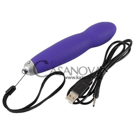 Основное фото Вибратор Rechargeable Mini Power Vibe фиолетовый 15,4 см