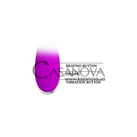 Основное фото Rabbit-вибратор с функцией нагрева Pretty Love Wilbur пурпурный 20,5 см