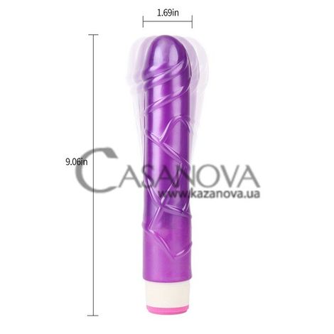 Основное фото Вибратор Basic Pulsator-Purple фиолетовый 23 см