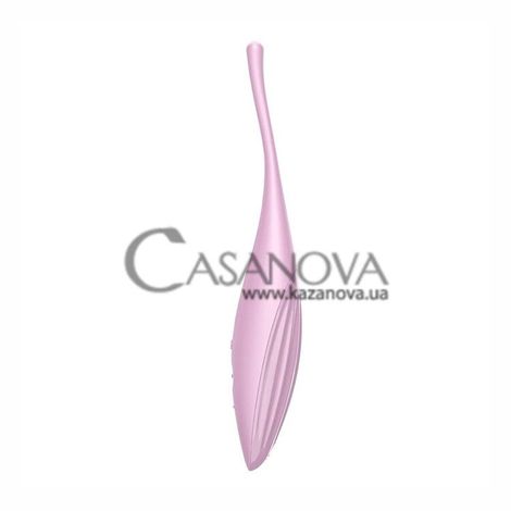 Основное фото Вибратор для клитора Satisfyer Twirling Joy розовый 18,5 см