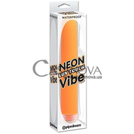 Основное фото Классический вибратор Neon Luv Touch Vibe оранжевый 17,1 см