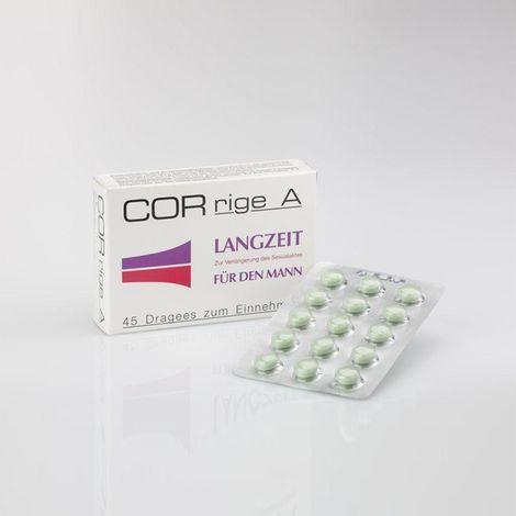 Основное фото Пролонгирующие таблетки Corrige A для мужчин 45 шт