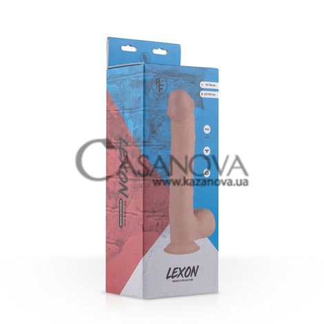 Основне фото Реалістичний фалоімітатор на присосці EasyToys Basics Collection Lexon тілесний 33 см