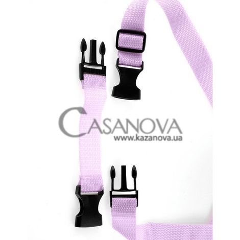 Основное фото Страпон Tru-Fit Strap-On фиолетовый 18 см