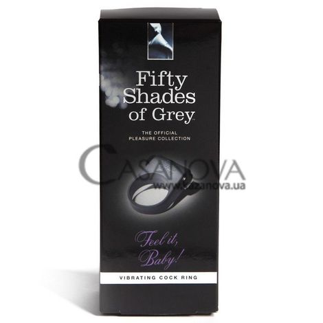 Основное фото Виброкольцо Fifty Shades of Grey Feel it, Baby! чёрное