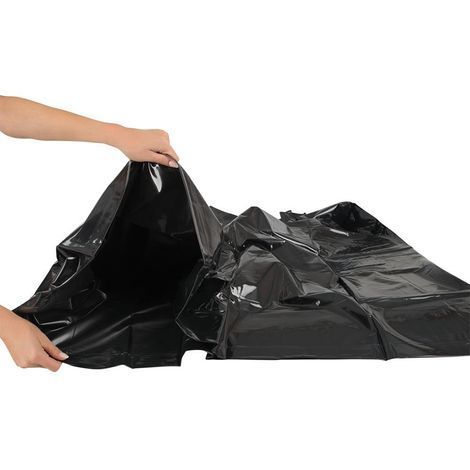 Основне фото Вінілове простирадло Fetish Collection Lack Duvet Cover чорне