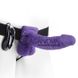 Додаткове фото Порожнистий вібрострапон 7 Vibrating Hollow Strap-On With Balls фіолетовий 19 см