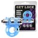 Дополнительное фото Виброкольцо Get Lock Vibrating Bull Ring голубое