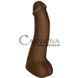 Дополнительное фото Реалистичный фаллоимитатор Basics Long John коричневый 15 см