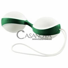 Основне фото Вагінальні кульки Gym Balls Duo біло-зелені