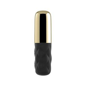 Основне фото Кліторальний вібратор Satisfyer Lovely Honey чорний із золотистим 11 см
