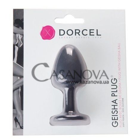 Основное фото Анальная пробка Dorcel Geisha Plug Diamond M чёрная 8 см
