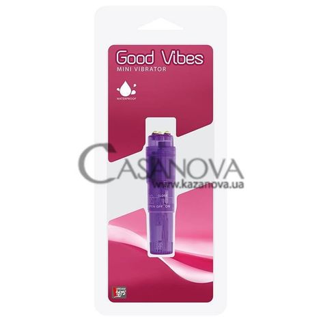 Основное фото Клиторальный вибратор Good Vibes Mini фиолетовый 10 см