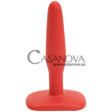 Основное фото Анальная пробка Non-Skid Butt Plug Small красная 11 см