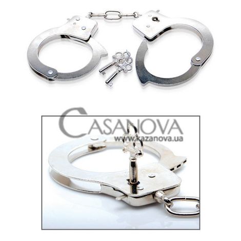 Основное фото Металлические наручники Metal Handcuffs серебристые