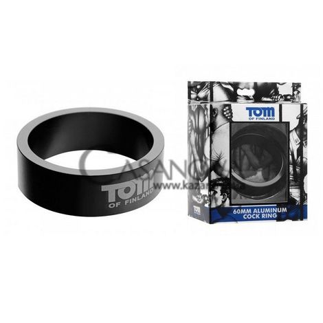 Основне фото Ерекційне кільце Tom of Finland 60mm Aluminum Cock Ring сіре