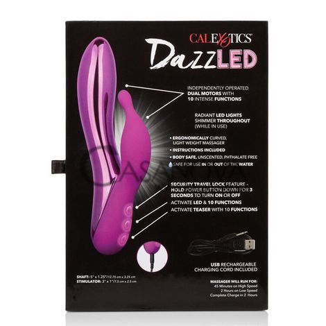 Основное фото Rabbit-вибратор DazzLED Radiance розовый 19,1 см