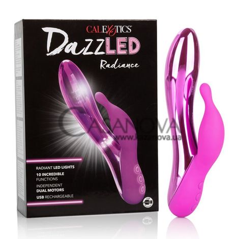 Основное фото Rabbit-вибратор DazzLED Radiance розовый 19,1 см