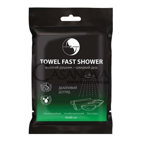 Основное фото Влажное антибактериальное полотенце Towel Fast Shower Бережный уход
