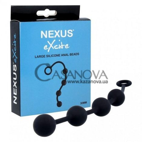 Основне фото Анальні кульки Nexus Excite Large Anal Beads чорні