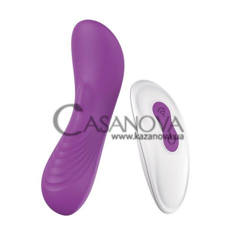 Основне фото Кліторальний вібратор у трусики Pleasurizer Delights пурпурний 10 см