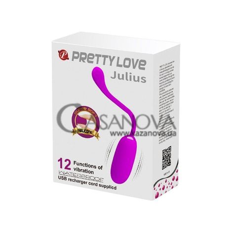 Основне фото Віброяйце Pretty Love Julius пурпурне