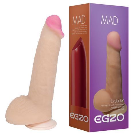 Основне фото Фалоімітатор Egzo Mad 282000 тілесний 20,5 см