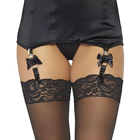 Основне фото Панчохи Leg Avenue Stockings Rhinestone Backseam чорні