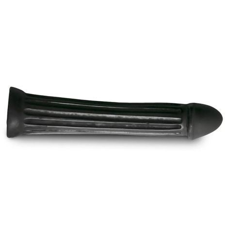 Основное фото Фаллоимитатор All Black XXL Dildo Large Dildo With Deep Grooves чёрный 31 см