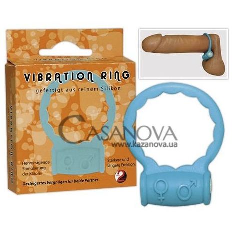 Основное фото Кольцо с вибрацией Vibrating Ring бирюзовое