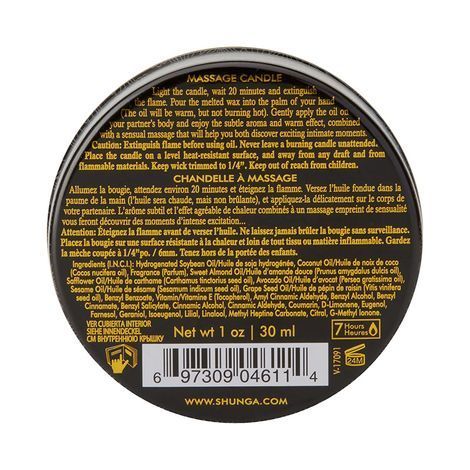 Основное фото Массажная свеча Shunga Massage Candle зелёный чай 30 мл
