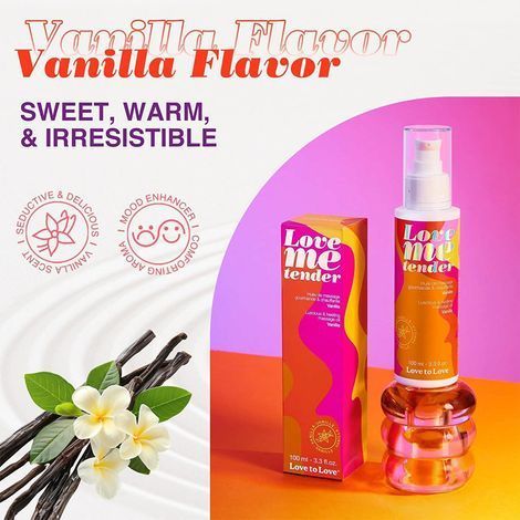 Основное фото Массажное масло Love Me Tender Vanille ваниль 100 мл