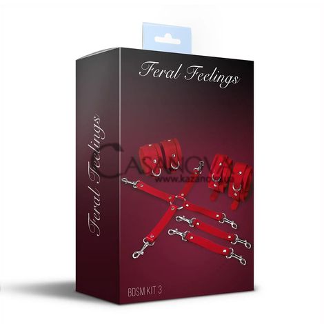 Основное фото Набор Feral Feelings BDSM Kit 3 красный