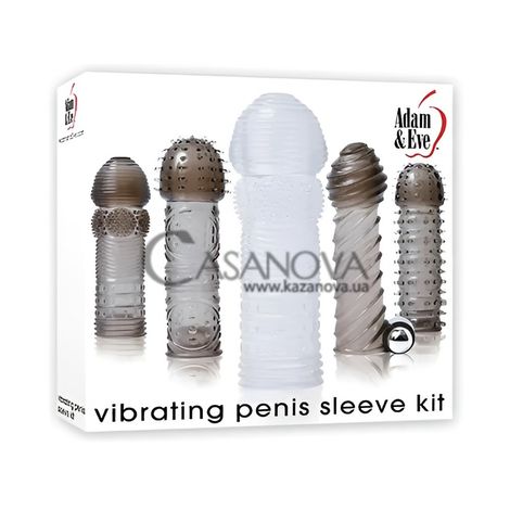 Основне фото Набір насадок Vibrating з вібрацією Penis Sleeve Kit