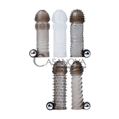 Основне фото Набір насадок Vibrating з вібрацією Penis Sleeve Kit